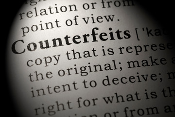 definition of counterfeits