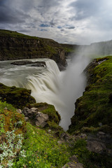 Fototapeta na wymiar Gullfoss waterfall in Iceland