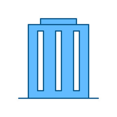 Building Vector Icon Design Template. Simple Building Icon Vector.