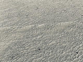Sandy beach Tarifa Andalucia Spain. Beautiful clean and fine sand on the Atlantic coast in Europe. A favorite place for both locals and tourists. Lot of people