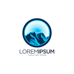 Mountain Logo Design Vector Template
