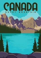 Fotobehang Canada Vector Illustration Background © Bittersalt