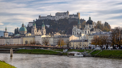 Blick auf die Altstadt von Salzburg