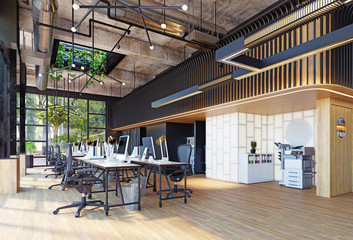 modern office interior,