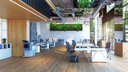 modern office interior,