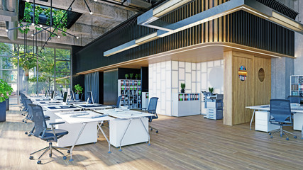 modern office interior,