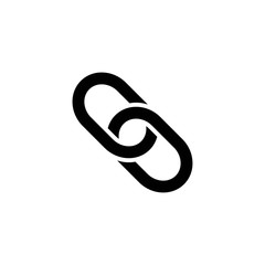 chain link icon design vector logo template EPS 10