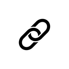 chain link icon design vector logo template EPS 10