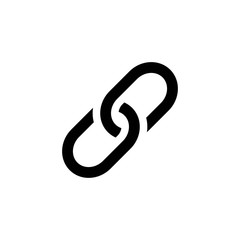 chain link icon design vector logo template EPS 10