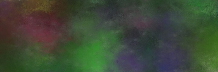 abstract painting background texture with dark slate gray, dark olive green and sea green colors and space for text or image. can be used as header or banner