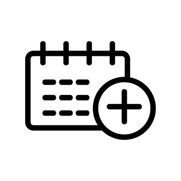 recommend clip art: Calendar approved vector icon. Thin line sign. Isolated contour symbol illustration
