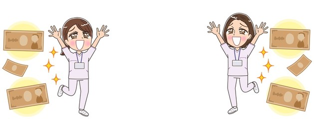 ナース 看護師 白衣 イラスト マンガ アニメ 先輩