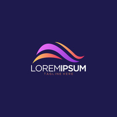 Hair Logo Design Vector Template