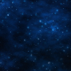 Stars, planet and galaxy in cosmos universe, space and time travel science background