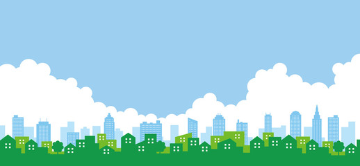 Illustration of cityscape by vector data_4