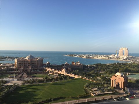 panoramic view of Abu Dabhi