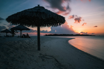 Sunset at Baa Atoll, Maldives