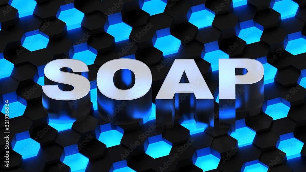 Poster soap acronym (simple object access protocol)