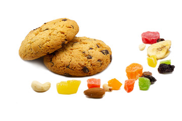 cookies isolated on white background