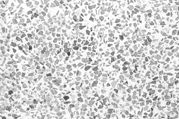White gray and black  terrazzo texture , old polished stone seamless patterns light floor background