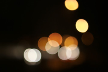 blurred colored highlights