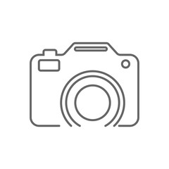 Camera icon. Photo camera. Vector illustration.