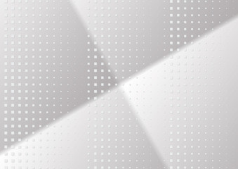 Abstract halftone dotted background. Transparency grunge rectangle pattern, square, shadow.  Gray modern optical pop art texture for posters, site, business card, cover, label mock-up, vintage sticker