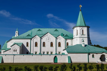 Building in Neo-Russian style in Pushkin (Tsarskoe Selo), Russia