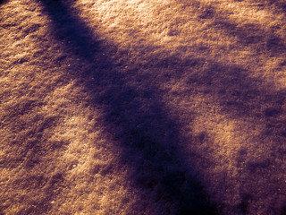 Shining snow naturally