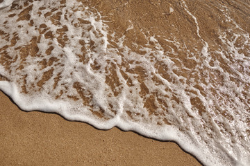 sea wave othe sand beach