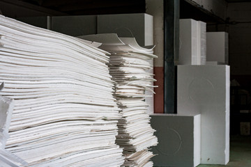 plant for the production of foam