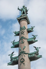Monument for Austrian admiral Wilhelm von Tegetthoff. One of the most outstanding marine commanders...