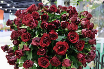 bouquet of red roses