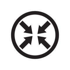 restore down icon design logo template EPS 10