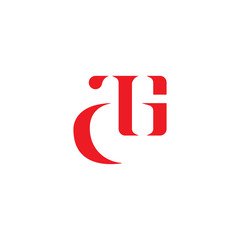 Letter A and G monogram logo design