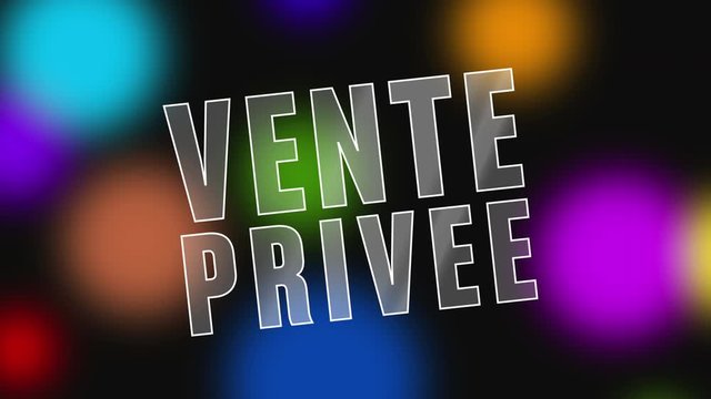 vente priv&eacute;e- soldes, promos- marketing