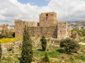Fototapeta na wymiar Byblos, Lebanon - one of the oldest continuously inhabited cities in the world, and UNESCO World Heritage Site, the Old Town of Byblos is one of the most important historical sites in Lebanon