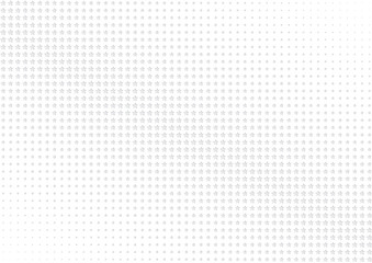 Abstract halftone dotted background. Futuristic grunge pattern, star, shadow.  Gray modern optical pop art texture for posters, sites, business cards, cover, labels mock-up, vintage stickers