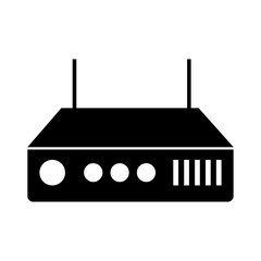 Fototapeta premium router icon design vector logo template EPS 10