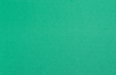 Green textured rough background. Paper or fabric. Homogeneous.