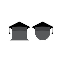 graduate icon design vector logo template EPS 10