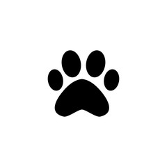 paw icon design vector logo template EPS 10