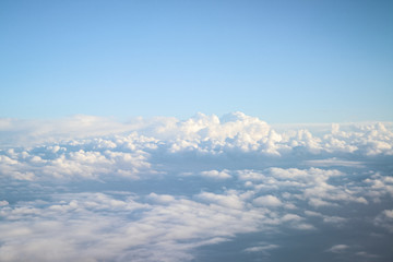 blue sky with clouds