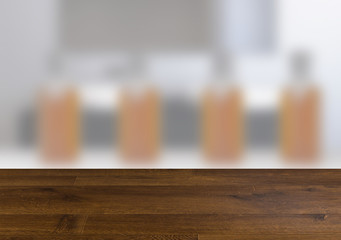 Empty interior. Natural flooring. Design background