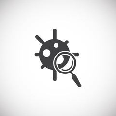 Obraz premium Medical technologies related icon on background for graphic and web design. Creative illustration concept symbol for web or mobile app