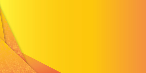 Fresh orange yellow abstract geometric background
