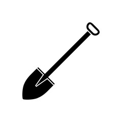 shovel icon design vector logo template EPS 10