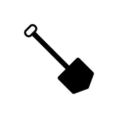shovel icon design vector logo template EPS 10