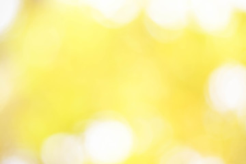 yellow and orange color abstract bacground withe blurred defocus bokeh light for template