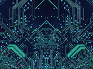 Elektronik  Leiterplatte.